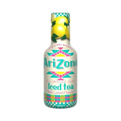 AriZona Eistee mit Zitronengeschmack und schwarzem Tee 500ml