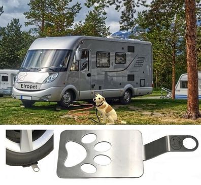 Dog Holder Camping mit Hund befahrbarer Ankerpunkt Bodenanker für Wohnmobil