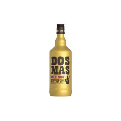 Dos Mas Mex Shot goldfarbener Zimtlikör verfeinert mit Tequila 700ml