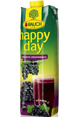 Rauch Happy Day schwarze Johannisbeere Nektar mit Vitamin C 1000ml