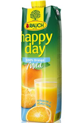 Rauch Happy Day Orangesaft mildes Orangensaftkonzentrat 1000ml