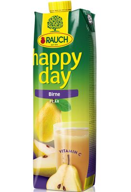 Rauch Happy Day Birnenfruchtsaft Birnennektar mit Birnenmark 1000ml