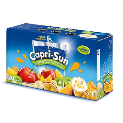 Capri Sun Multivitamin Trinkpacks mit Mehrfruchtsaft Getränk 10x200ml