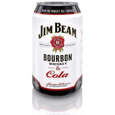 Jim Beam Cola Original Mixgetränk in der Dose Longdrink 330ml