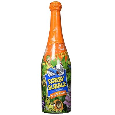 Robby Bubble Jungle Party leckerer Kindersekt aus Mehrfruchtsaft 750ml
