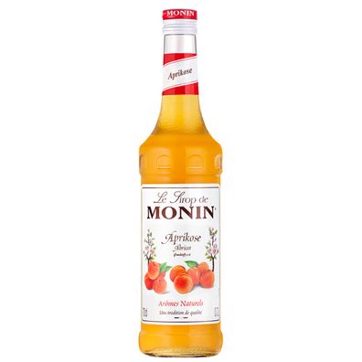 Monin Profi Sirup Aprikose fruchtig süß Ideal für Cocktails 700ml