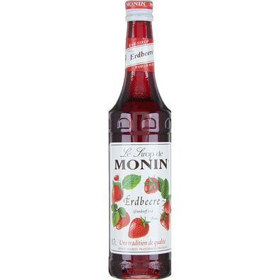 Monin Erdbeer Sirup mit einem Aroma nach frischen Erdbeeren 700ml