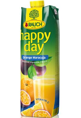 Rauch Happy Day Orange Maracuja Fruchtsaft Südfrüchte 1000ml 6er Pack