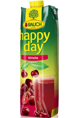 Rauch Happy Day Amarena Kirsche fruchtiger Fruchtsaft 1000ml 6er Pack