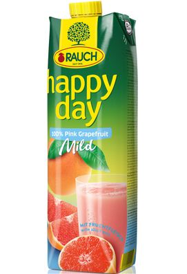 Rauch Happy Day Pink Grapefruit mit Fruchtfleisch 1000ml 12er Pack