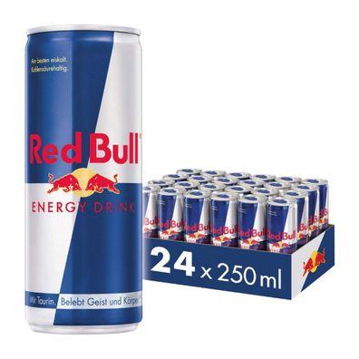 Red Bull Energy Drink koffeinhaltiges Erfrischungsgetränk 250ml 24Pack