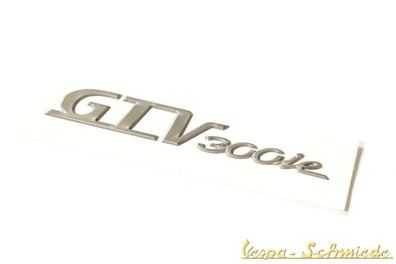 VESPA Schriftzug "GTV 300 i. e" - Zum Kleben / Seitenhaube GT Granturismo Emblem