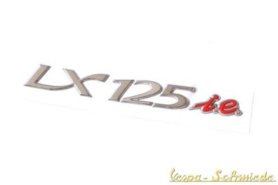 VESPA Schriftzug "LX 125 i.e." - Zum Kleben / Seitenhaube - 125cm³ ie Emblem