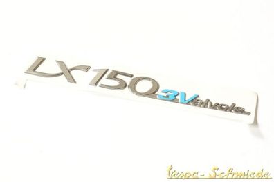 VESPA Schriftzug "LX 150 3Valvole" - Zum Kleben / Seitenhaube - 125ccm 3V Emblem