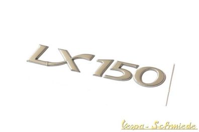 VESPA Schriftzug "LX 150" - Zum Kleben / Seitenhaube 150cm³ Chrom Seite Emblem