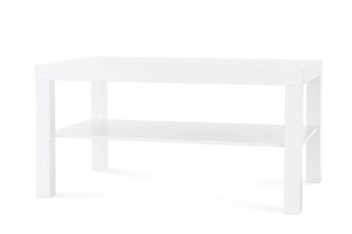 IKEA LACK Couchtisch mit Ablage - 90x55x45 cm - weiß