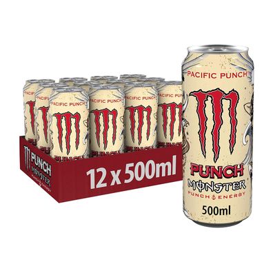 Monster Energy Pacific Punch Erfrischungsgetränk 500ml 12er Pack