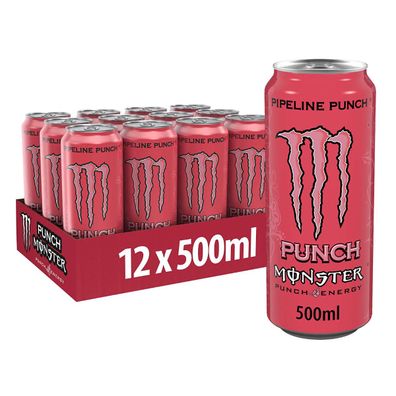 Monster Energy Pipeline Punch Maracuja Orange Guave 500ml 12er Pack