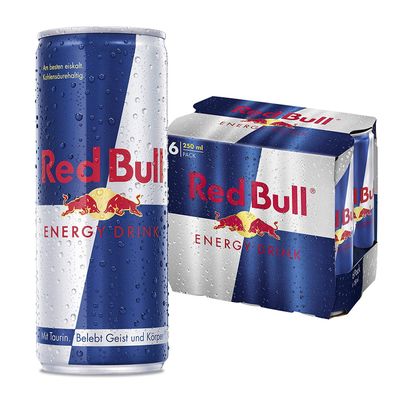 Red Bull Energy Drink koffeinhaltiges Erfrischungsgetränk 250ml 6erPack