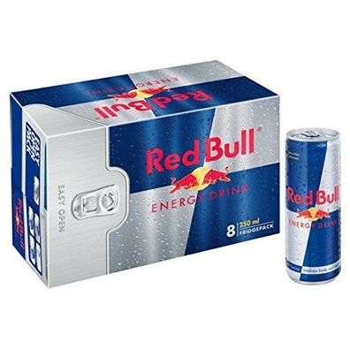 Red Bull Energy Drink koffeinhaltiges Erfrischungsgetränk 250ml 8erPack