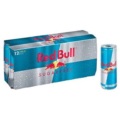 Red Bull Sugarfree koffeinhaltiges Erfrischungsgetränk 250ml 12erPack