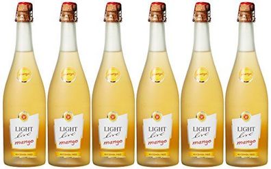 Light Live Mango alkoholfreier Sekt harmonisch 750ml - 6er Pack