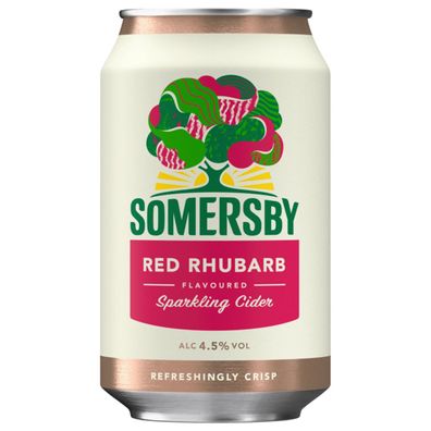 Somersby Red Rhubarb weinhaltiges Getränk mit Rhabarbergeschmack 330ml