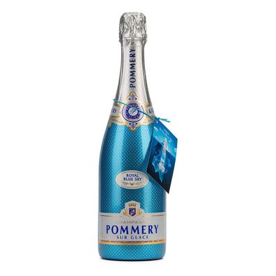 Pommery Royal Blue Sky Sur Glace halb trocken Champagner 750ml