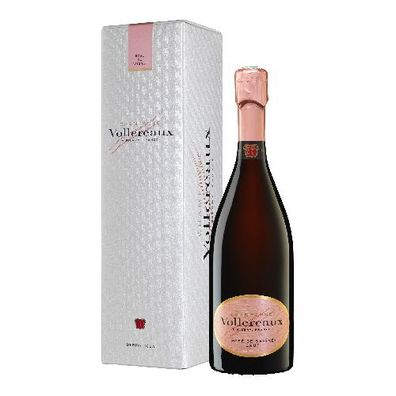Champagner Vollereaux fruchtiger Rose de Saignee Brut 750 ml