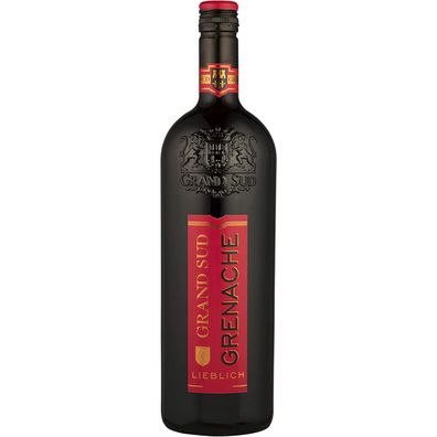 Grand Sud Grenache Rouge lieblicher Rotwein aus Frankreich 1000ml