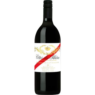 Cotes du Rhone AC Mommessin Rotwein trocken aus Frankreich 1000ml