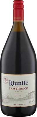 Riunite Lambrusco Emilia Rosso IGT Italienischer Perlwein süss 1500ml