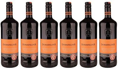 HXM Dornfelder Halbtrocken Rotwein Qualitätswein Rheinhessen 750ml 6er Pack