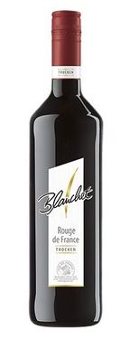 Blanchet Rouge de France Rotwein trocken mit fruchtigem Aroma 750ml 6er Pack
