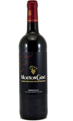 Baron Philippe de Rothschild Mouton Cadet Bordeaux Rotwein 750 ml