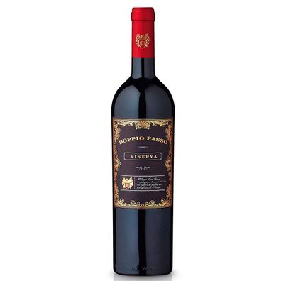 Doppio Passo Riserva Primitivo italienischer trockener Rotwein 750ml