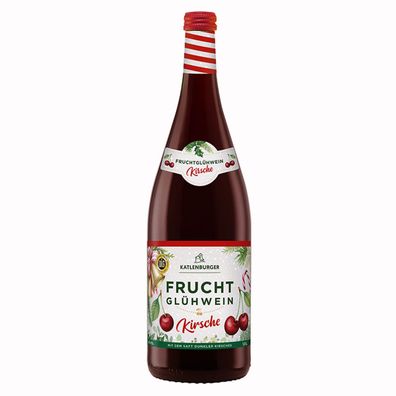 Katlenburger Kirsch Fruchtglühwein süß und fruchtig 1000ml 6er Pack