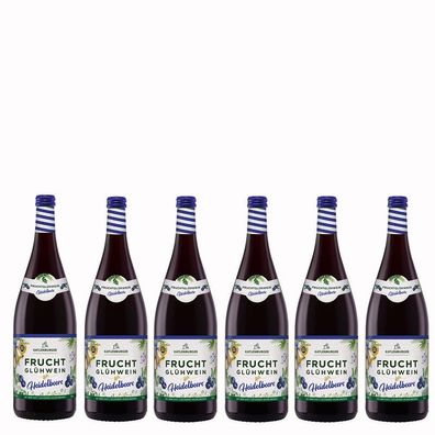 Katlenburger Heidelbeere Fruchtglühwein süß und fruchtig 6 x 1000ml