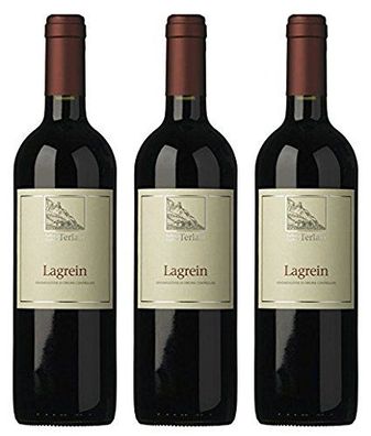 Cantina Terlan Lagrein DOC Rotwein aus Italien trocken 2250ml 3er Pack