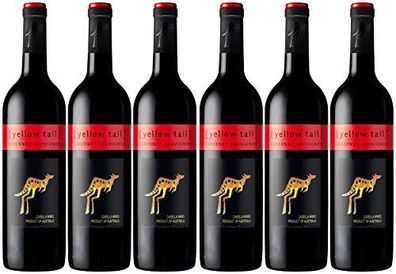 Yellow Tail Cabernet Sauvignon Rotwein trocken fruchtig 750ml 6er Pack