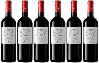 Regaleali Rosso Tasca D'Almerita trockener Rotwein fruchtig 750ml 6er Pack