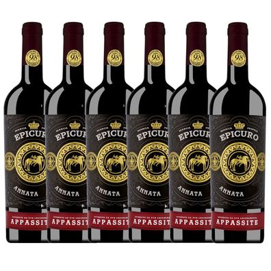 Epicuro Appassite Rosso Passito reife Beerenaromen 4500ml 6er Pack