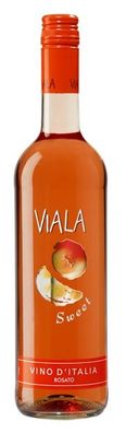 Viala Sweet Rose Vin de Table frische Beerenaromen spritzig 750ml 6er Pack