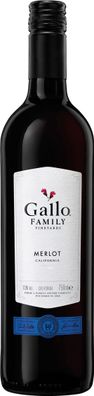 Gallo Family Vineyards Merlot Californischer Rotwein halbtrocken 750ml