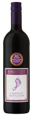 Barefoot Cabernet Sauvignon Rotwein halbtrocken aus California 750ml