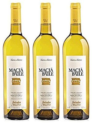 Macia Batle Blanc de Blancs Weißwein aus Spanien Mallorca 3x750ml