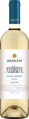 Zonin Classici Pinot Grigio Doc trocken aus Italien 750ml 6er Pack