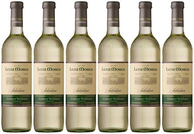 Lenz Moser Grüner Veltliner Selection spritzig trocken 750ml 6er Pack