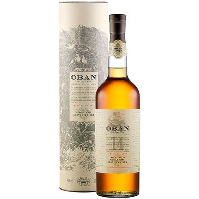 Oban 14 Jahre Highland Single Malt Scotch Whisky Schottlands 700ml