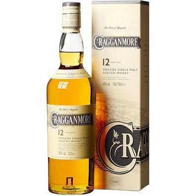 Cragganmore 12 Jahre Single Malt Scotch Whisky mit blumiger Note 700ml